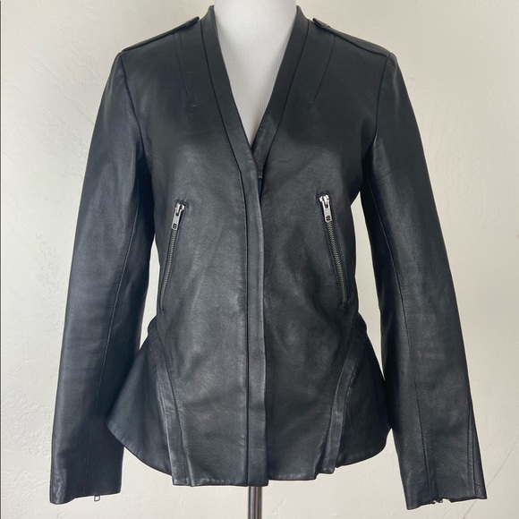 Theory Jackets & Blazers - Theory Rozalia Leather Jacket
